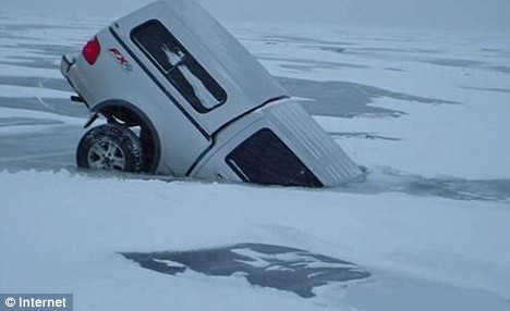 Will your vehicle sink or swim if it falls through the ice?