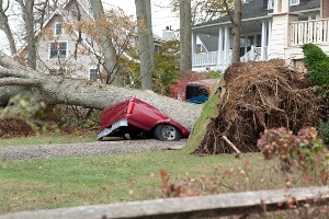 If Mother Nature knocks over a tree in your yard, do you have insurance coverage?